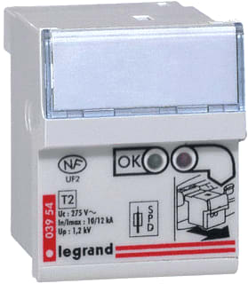Legrand - LEXIC DIN Netoverspanningsbeveiliging cas t2/12ka bev oversp