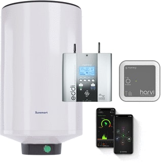 Inventum Technologies - Boiler elektrisch Sunsmart 120 Totaalpakket