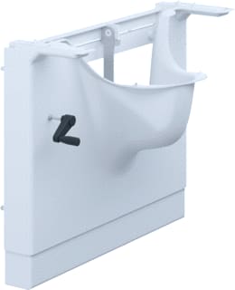 Pressalit Care - Verstelsysteem wastafel matrix hand wastafel l