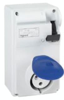 Legrand - P17 Tempra CEE-contactdoos combinatie Ges. Wcd 230V 16A 3P