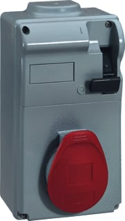 Legrand - P17 Tempra CEE-contactdoos combinatie Sc Wcd 400V 16A 5P Ip44