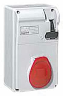 Legrand - P17 Tempra CEE-contactdoos combinatie ges. wcd 400v 32a 4p