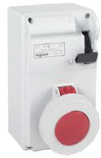 Legrand - P17 Tempra CEE-contactdoos combinatie Ges. Wcd 400V 32A 4P