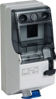 Legrand - P17 Tempra CEE-contactdoos combinatie Sch Wcd 230V 16A 3P Ip44