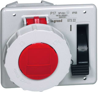 Legrand - P17 Tempra CEE-wandcontactdoos Wcd Cee 400V 16A 5P Ip55