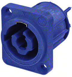 Neutrik - Ronde connector, inbouw (z/kabel) POWERCON PANEEL 2P+PE PEN