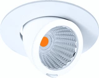 Fosnova - Downlight/spot/schijnwerper Luthor Small Cell Wit Ds