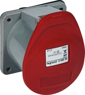 Legrand - P17 Tempra CEE-contactdoos, aanbouw 058058