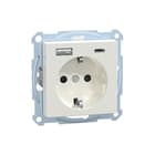 Schneider Electric Merten - Wandcontactdoos (WCD schakelmat.) Wcd Schakmat Meg2367-0319