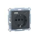 Schneider Electric Merten - Wandcontactdoos (WCD schakelmat.) wcd schakmat meg2367-0414