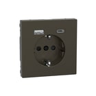 Schneider Electric Merten - Wandcontactdoos (WCD schakelmat.) wcd schakmat meg2367-6052