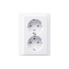 Schneider Electric Merten - Wandcontactdoos (WCD schakelmat.) Wcd Schakmat Meg2420-1425
