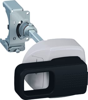 Legrand - LEXIC DIN Deurkoppeling schakelaar ext. draaibed. zwart mo a