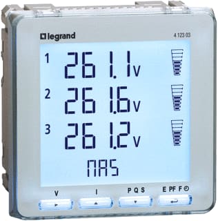 Legrand - LEXIC DIN Multifunctionele paneelmeter Acces Energiemtr Op Deur