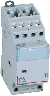 Legrand - LEXIC Installatiehulpschakelaar modulair Relais 4No 25A 24Vac