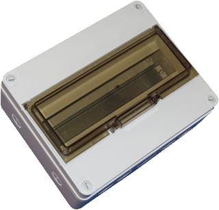 LSK - PS Groepenkast, leeg Auto 16 Modules 270X340Hxb