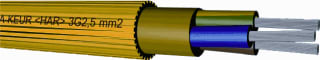 Draka - QWPK (BMqL) H05BQ-F Voedingskabel tot 1 kV beweegbaar Qwpk Geel 4G1 Mt