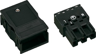 Wago - Winsta Midi 770 Conn. v insteekbare gebouwinstall. Steker Male+Trekont 3P Zw