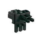 Wago - Winsta Midi 770 Comp. verd. insteekb. gebouwinstal. T-Verdeler 1M-2F 3P Zw