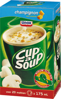 Unox - Drank/levensmiddelen cup a soup champ.cr  pk20
