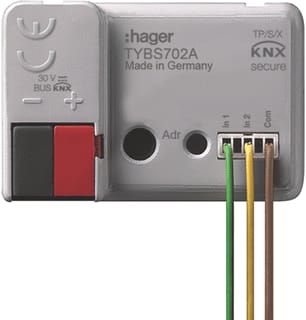 Hager - Binaire ingang bussysteem Schaklrinterface/Binaire 2
