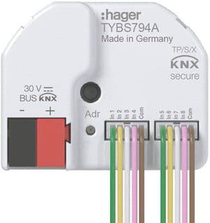 Hager - Binaire ingang bussysteem Schakelaarinterface 4Ingng