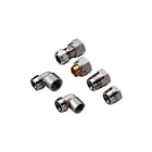 Raminex - Fitting met 2 aansluitingen Gasaanslst R 3/8Bixm24