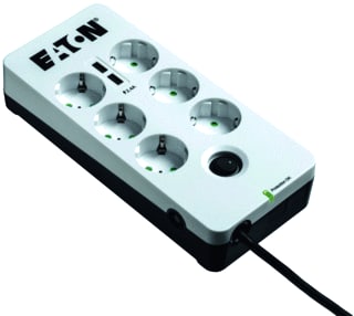 Eaton - Protection Box Contactdooscombinatie Netfiltr Pb6Ud 6Xdin, Usb