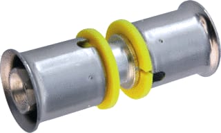 Wavin - Tigris Gas Fitting met 2 aansluitingen Tigr/G Rechte Kopp 16