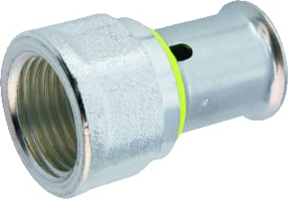 Wavin - Tigris Gas Fitting met 2 aansluitingen Tigr/G Overg Kopp 25X3/4Bi