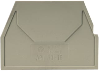 Wieland - Eindplaat rijgklem 07.311.9455.0