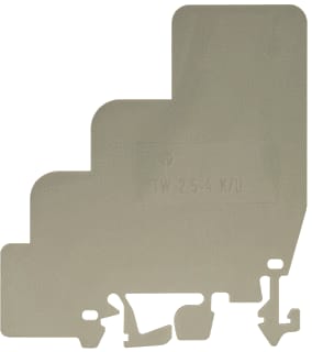 Wieland - Eindplaat rijgklem 07.312.0555.0