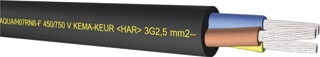Draka - NWPK Voedingskabel tot 1 kV beweegbaar spec 3g1.5 mt