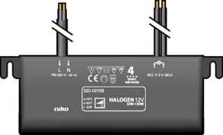 Niko - Elektronisch Elektronisch Transformator laagvolt lichtsysteem trafo tronic 150w drd