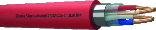 Draka - Serie 2500 BM Data- en communicatiekabel Afg Mbzh2X2X0,8 Cca Mt
