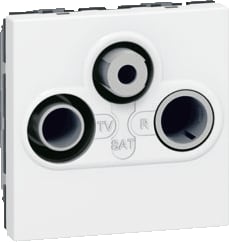 Legrand - Mosaic Antennecontactdoos R/Tv+Sat Contds Wt