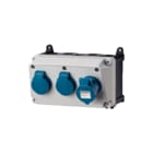 Mennekes - AMAXX CEE-contactdoos combinatie Combinat 1Cee 3P+2 Schuk0