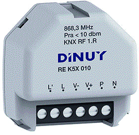 Dinuy - Dimactor bussysteem Dinuknx Hf Dimmer 1-10V Inb