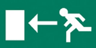 Kagenaar - NP(W) Pictogram noodverlichting pictogram b17
