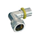 Comap - SKINpress Gas G7090JMV Fitting met 2 aansluitingen gas knie 16x2-15      zk2