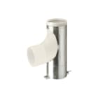 Ubbink - Rolux CLV/Cascade Enkelw. rookgashulpstuk 2 aansl. Bocht 87Gr 250 +Schststeun