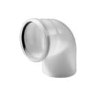 Ubbink - Rolux CLV/Cascade Enkelw. rookgashulpstuk 2 aansl. Bocht 160 - 87Gr