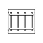 ABB - CombiLine N Inbouwunit met railsystemen Montkit Railst 400A Mbs228