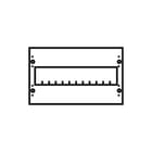 ABB - CombiLine N Inbouwunit leeg Montkit Vv.Dinsleuf Mbg101