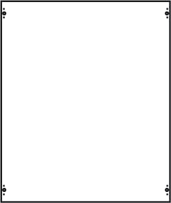 ABB - CombiLine N Inbouwunit leeg Montkit V.V.Blindpl Mbb219