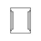 ABB - CombiLine N Inbouwunit leeg Montkit Rails 360A Mbs124