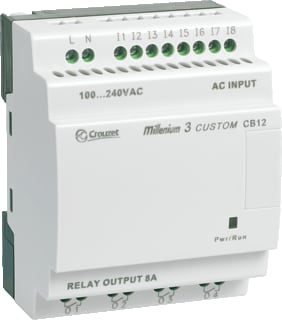 Crouzet - Millenium 3 Smart Zonder display Logische module m3s cb12 bl 12/io-r 24vdc