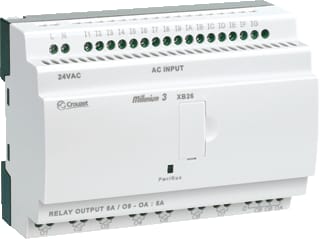 Crouzet - Millenium 3 Smart Uitbreidbaar zonder display Logische module M3S Xb26+D. 26/Io-R 230V
