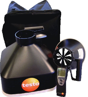Testo - 400 Luchtsnelheidsmeter luchtsnelh testo 417 set