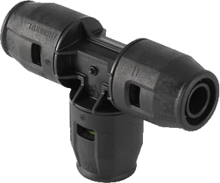 Geberit - Pushfit Fitting met 3 aansluitingen T-Stuk D16-16-16